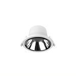 Noxion LED Downlight Apollo 9W 1100lm 60D - 840 Koel Wit | 145mm - Zaagmaat 120mm - Alu Reflector - UGR <19
