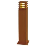 SLV Vierkant 70 Vloerlamp Staal Roestig Vierkant | Buitenverlichting - IP55 - Geschikt voor 1x E27 