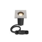 SLV Dasar Aluminium Grijs 4W 350lm - 830 Warm Wit | Dimbaar