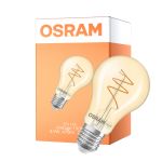 Osram Vintage 1906 LED Classic Slim E27 Peer Filament Goud 4.9W 470lm - 927 Zeer Warm Wit | Beste Kleurweergave - Dimbaar - Vervangt 40W
