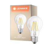 Ledvance Classic LED E27 Peer Filament Helder 4W 470lm - 840 Koel Wit | Vervangt 40W
