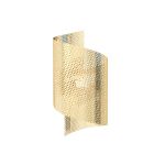 Emibig Wandlamp Spiraal Staal Goud | Geschikt voor 1x G9 - Max 8W