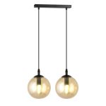 Emibig Hanglamp Cosmo Staal Zwart | Geschikt voor 2x E14 - Max 10W