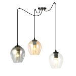 Emibig Hanglamp Level Staal Zwart | Geschikt voor 3x E27 - Max 15W