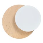 Emibig Wandlamp Cirkel Staal Wit | Geschikt voor 1x G9 - Max 8W