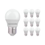 Voordeelpak 10x Noxion Lucent Lustre LED E27 Kogel Mat 2.5W 250lm - 827 Zeer Warm Wit | Vervangt 25W