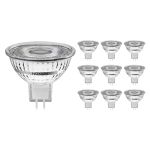 Voordeelpak 10x Noxion LED Spot GU5.3 MR16 4.4W 345lm 60D - 827 Zeer Warm Wit | Dimbaar - Vervangt 35W