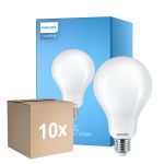 Voordeelpak 10x Philips Corepro LED Lamp E27 Peer Mat 23W 3452lm - 827 Zeer Warm Wit | Vervangt 200W
