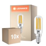 Voordeelpak 10x Ledvance Special LED E14 Buis one-handed Filament Helder 4.2W 470lm - 827 Zeer Warm Wit | Vervangt 40W