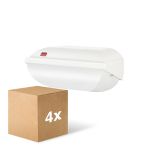 Voordeelpak 4x  Philips LED Beveiliging Coreline BWC110 Wit 9W 900lm - 830 Warm Wit | 242x110mm - IP54 - Lichtsensor
