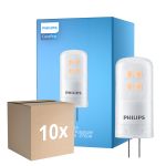 Voordeelpak 10x Philips CorePro LED Capsule G4 Mat 2.1W 210lm - 827 Zeer Warm Wit | Dimbaar - Vervangt 20W