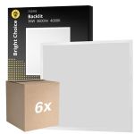 Voordeelpak 6x Bright Choice LED Paneel V2 Backlit 36W 3600lm - 840 Koel Wit | 60x60cm - UGR <22