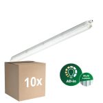 Voordeelpak 10x Philips LED Waterdichte Montagebalk Coreline WT120C G3 28W 4600lm - 840 Koel Wit | 120cm - Vervangt 2x36W