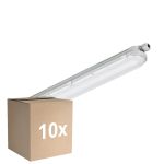 Voordeelpak 10x Philips LED Waterdichte Montagebalk Coreline 25W 4000lm - 840 Koel Wit | 60cm - Vervangt 2x18W