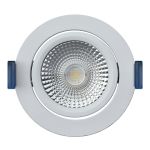 EcoDim Inbouw Spot Wit 6W 450lm 60D 827- 860 Afstembaar Wit | RGB - 85mm - Zaagmaat 75mm - IP54 - Zigbee Dimbaar