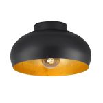 Eglo Plafondlamp Mogano 2 Zwart, Goud | Geschikt voor E27