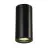 SLV Enola B Plafondlamp Aluminium Zwart Rond | Geschikt voor 1x GU10 +G28:G427