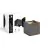 D'Lite Wandlamp Elingen Aluminium Zwart Up & Down 4.9W 480lm - 830 Warm Wit | IP65 - Lichtsensor