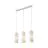 Nordlux Miella 3-Rail Pendelarmatuur Glas Wit | Geschikt voor 3x E27