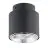 Emibig Plafondlamp Nano Staal Zwart | Geschikt voor 1x GU10 (AR111) - Max 12W