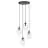 Emibig Hanglamp Astral Staal Zwart | Geschikt voor 4x E14 - Max 10W