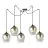 Emibig Hanglamp Level Staal Zwart | Geschikt voor 5x E27 - Max 15W