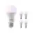 Voordeelpak 5x Calex Smart Tuya Wifi E27 Peer 8.5W 806lm - 822-840 Afstembaar Wit | RGBW - Dimbaar - Vervangt 60W