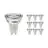 Voordeelpak 10x Noxion Lucent LED Spot GU10 PAR16 4.8W 450lm 36D - 840 Koel Wit | Vervangt 65W