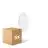 Voordeelpak 5x Ledvance LED Bulkhead Surface Circulair 250 Wit 13W 960lm - 840 Koel Wit | 250mm - IP44 - Bewegings- en lichtsensor
