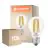 Voordeelpak 10x Ledvance Classic LED E27 Peer Filament Helder 11W 1521lm - 840 Koel Wit| Vervangt 100W