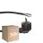 Voordeelpak 50x Noxion Power Voedingskabel Zwart - Schuko Europlug + Open uiteinden - 3m - 3 pole 0,75mm2