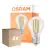 Voordeelpak 4x Osram Parathom Classic LED E27 Peer Filament Helder 6.5W 806lm - 822-827 Dim To Warm | Dimbaar - Vervangt 60W