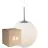 Voordeelpak 6x Nordlux Pendelarmatuur Cafe 30 Zilver - Glas | E27 Max 25W
