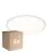 Voordeelpak 6x Nordlux LED Plafondlamp Oja 42 Wit 24W 2200lm - 830-840 CCT | IP54 - Dimbaar