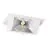 LED Downlight Wallwasher Wally Medium Wit 27W 3700lm 78x100D - 830 Warm Wit - 238x145mm