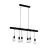 Eglo Hanglamp Townshend Staal Zwart | IP20 - Geschikt voor 6x E27 