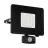 Eglo Wandlamp Faedo 3 Aluminium Zwart 31W 3400lm - 850 Koel Wit | IP44 - Bewegingssensor