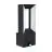 Eglo Wandlamp Riforano Aluminium Zwart 5W 550lm - 830 Warm Wit | IP44 - Bewegingssensor