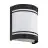 Eglo Wandlamp Cerno Staal Zwart | IP44 - Geschikt voor 1x E27