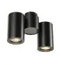 SLV Enola B Wand en Plafondlamp Aluminium Zwart | Geschikt voor 2x GU10 