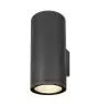 SLV Enola Up/Down Wandlamp Aluminium Grijs Rond 55W 6000lm - 930-940 CCT | Buitenverlichting - IP65 - Beste Kleurweergave