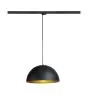 SLV Railverlichting Hanglamp Forchini M 40 3-Fase Staal Zwart | Geschikt voor 1x E27 