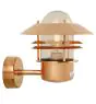 Nordlux Blokhus Wandlamp Koper en Glas Koper | IP54 - Bewegings- en Lichtsensor - Geschikt voor E27