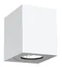 Nordlux Canto Kubi 2 Wandlamp Aluminium Wit Up & Down - 10.6W 500lm - 830 Warm Wit | IP44
