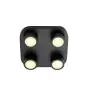 Nordlux Clyde Plafondlamp 4-Spot Metaal Zwart 14W 950lm - 827 Zeer Warm Wit | 85mm - 3-Staps Dimbaar