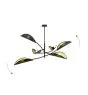 Emibig Plafondlamp Lotus Staal Zwart | Geschikt voor 6x E14 - Max 10W