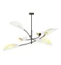Emibig Plafondlamp Lotus Staal Zwart | Geschikt voor 6x E14 - Max 10W