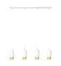 Emibig Hanglamp Fumiko Staal Wit | Geschikt voor 4x GU10 - Max 10W