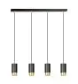 Emibig Hanglamp Fumiko Staal Zwart | Geschikt voor 4x GU10 - Max 10W