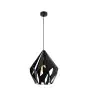 Eglo Hanglamp Carlton 5 Staal Zwart | IP20 - Geschikt voor 1x E27 